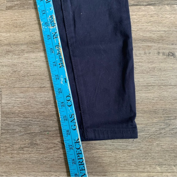 NWT Loft Sailor skinny legging Pants Cotton Blend Double Buttons Blue Size 0 - Picture 3 of 7
